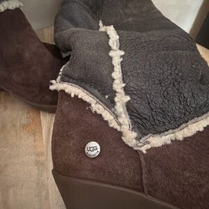 UGG Chocolate Brown Shearling Boots